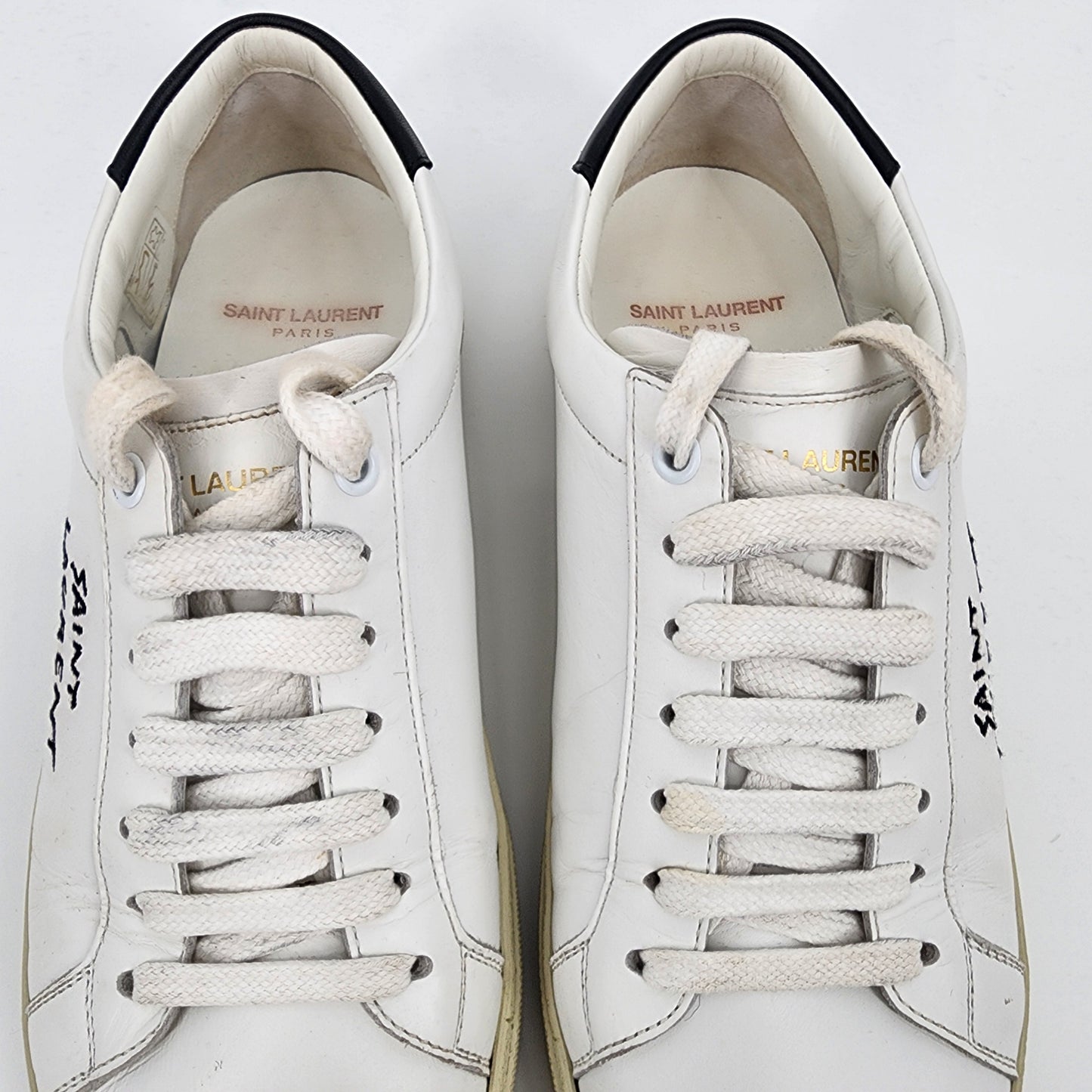Saint Laurent White Trainers - EU 39