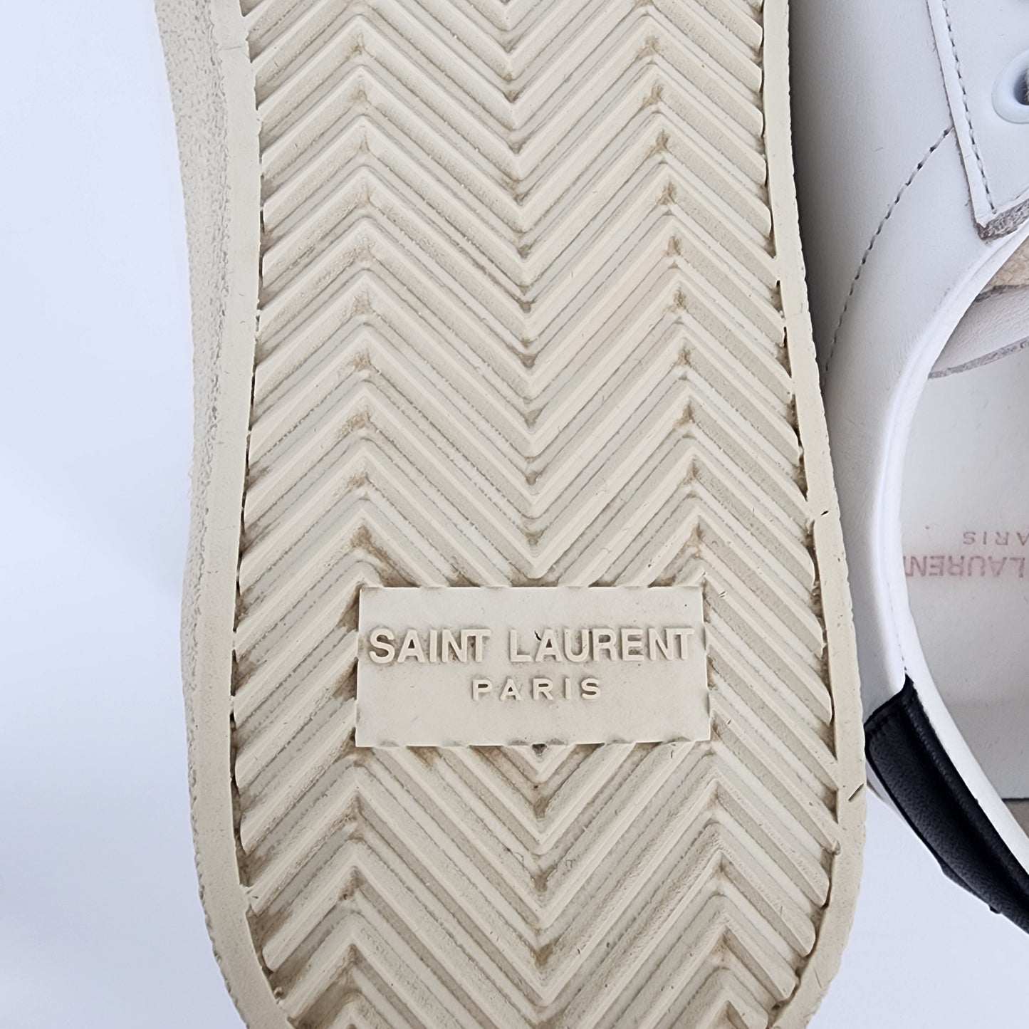 Saint Laurent White Trainers - EU 39