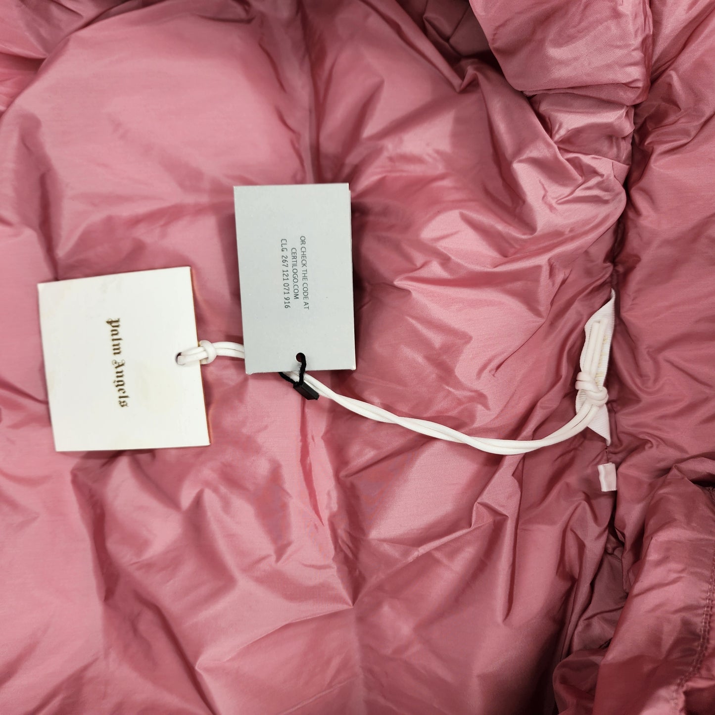 Palm Angels Kids Pink Puffer Jacket - Size 10 Years