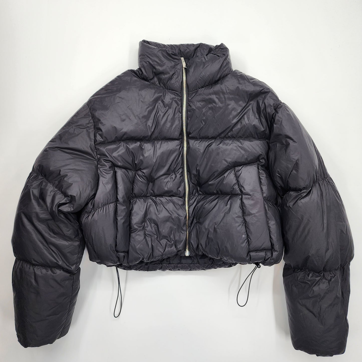 THERE WAS ONE  Black Puffer Jacket - Size XS