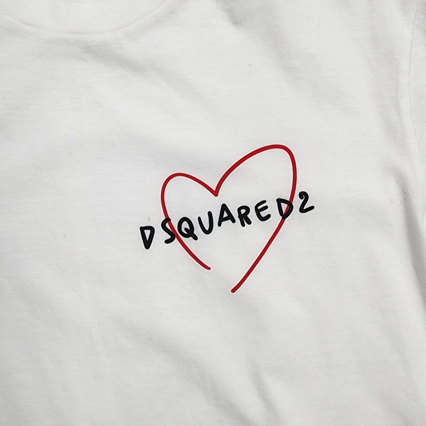 Dsquared2 White Fit T-shirt - Size L