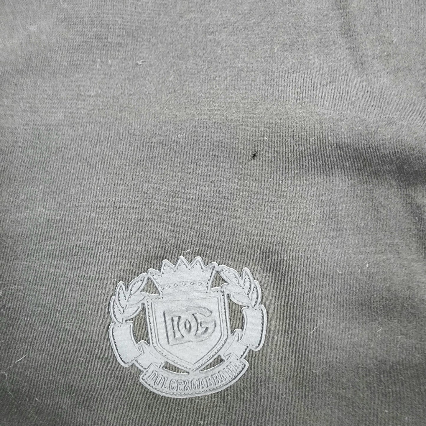 Dolce & Gabbana Black T-shirt with Logo Embroidery - Size XXL