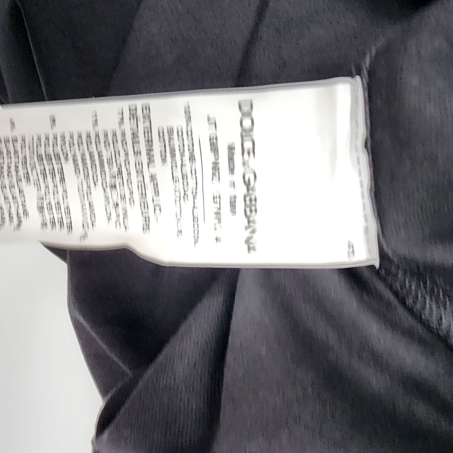 Dolce & Gabbana Black T-shirt with Logo Embroidery - Size XXL