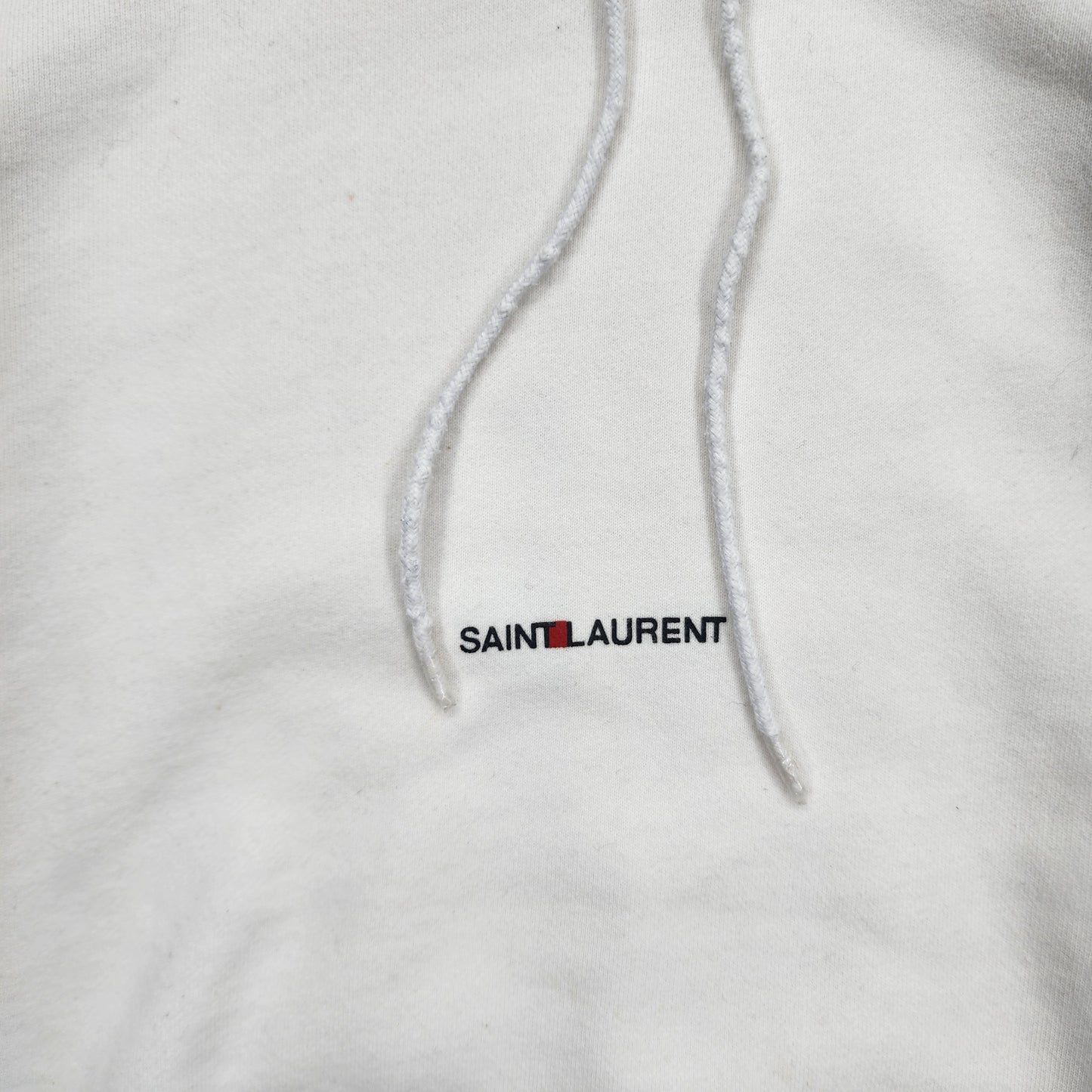 Saint Laurent White Womens Hoodie - M