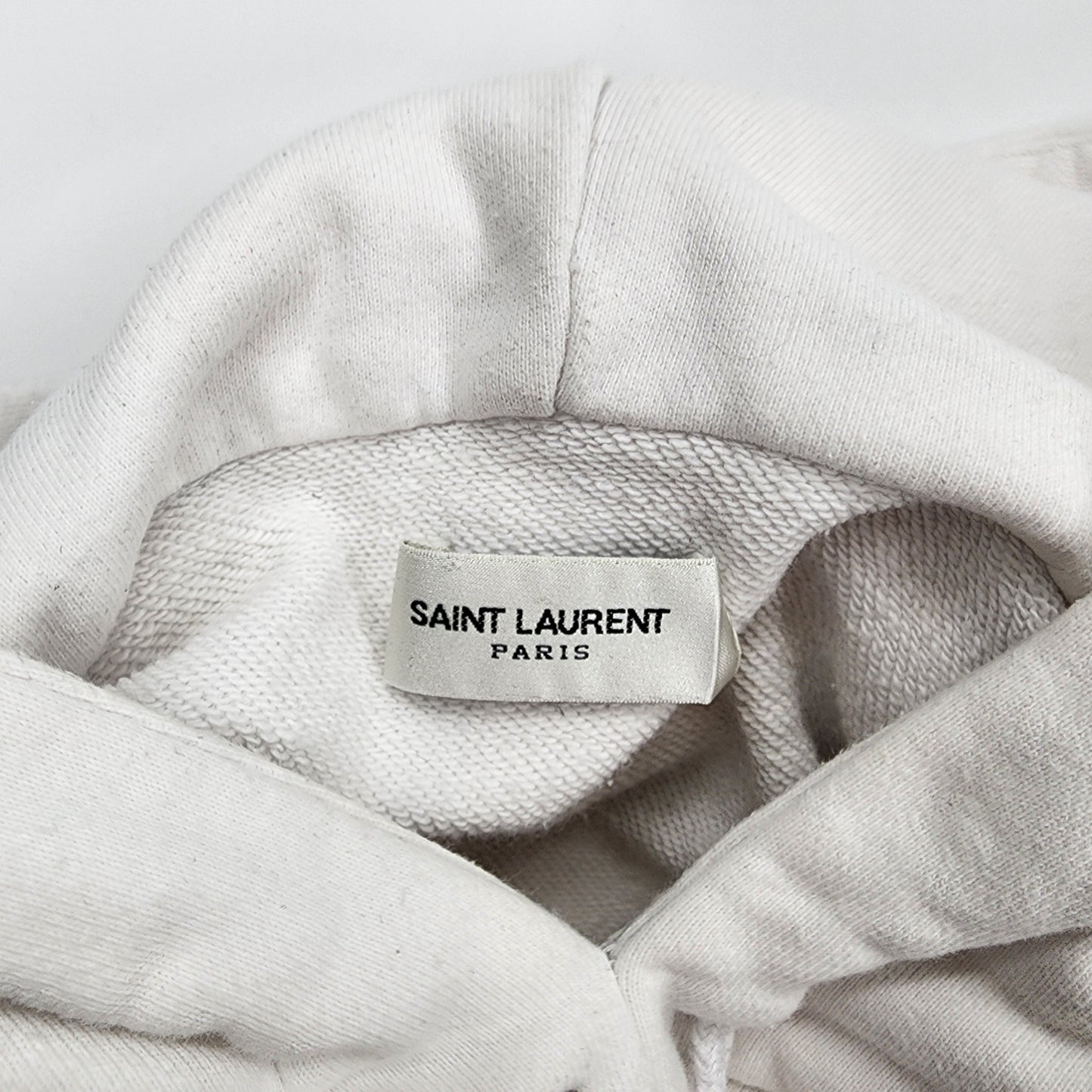 Saint Laurent White Womens Hoodie - M
