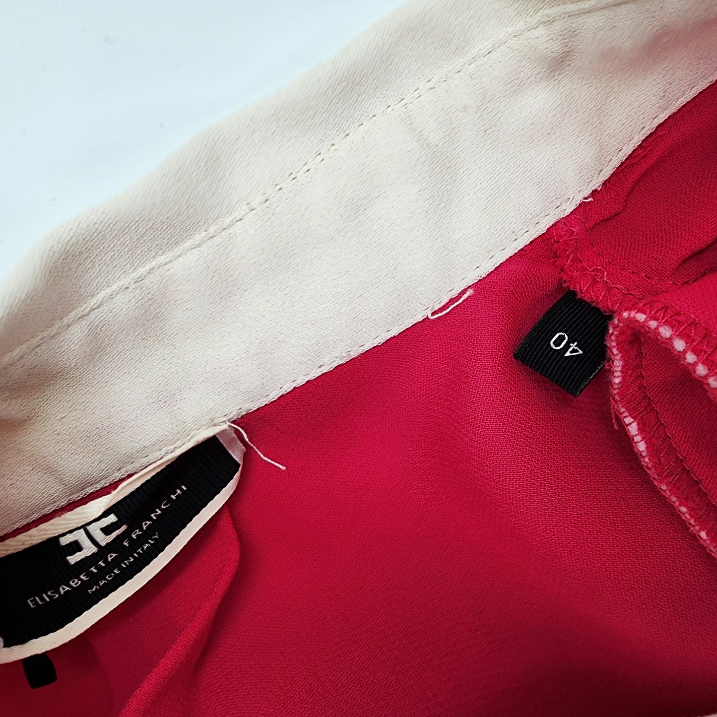 Elisabetta Franchi Red Womens Top - Size 40