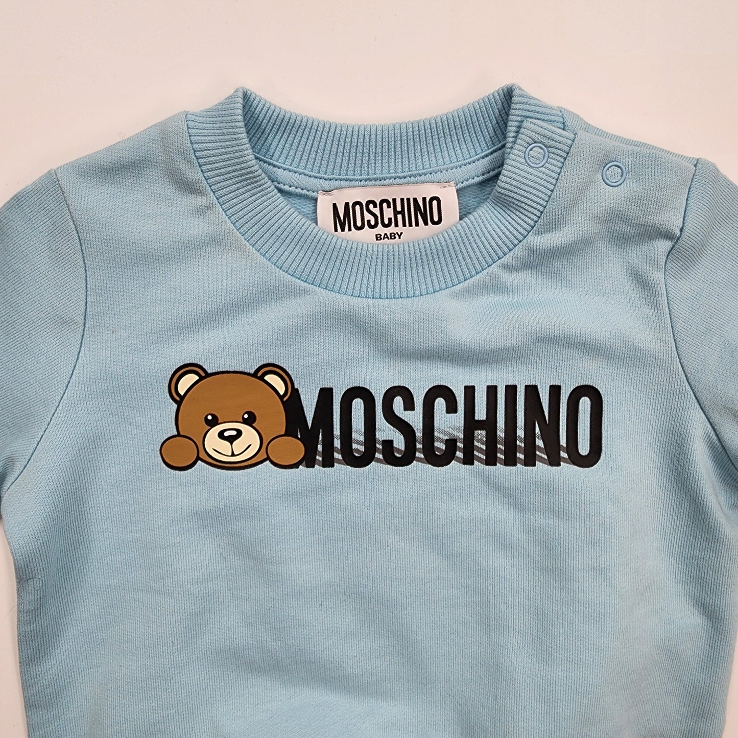 Moschino Kids Blue Sweatshirt - 3-6 Months