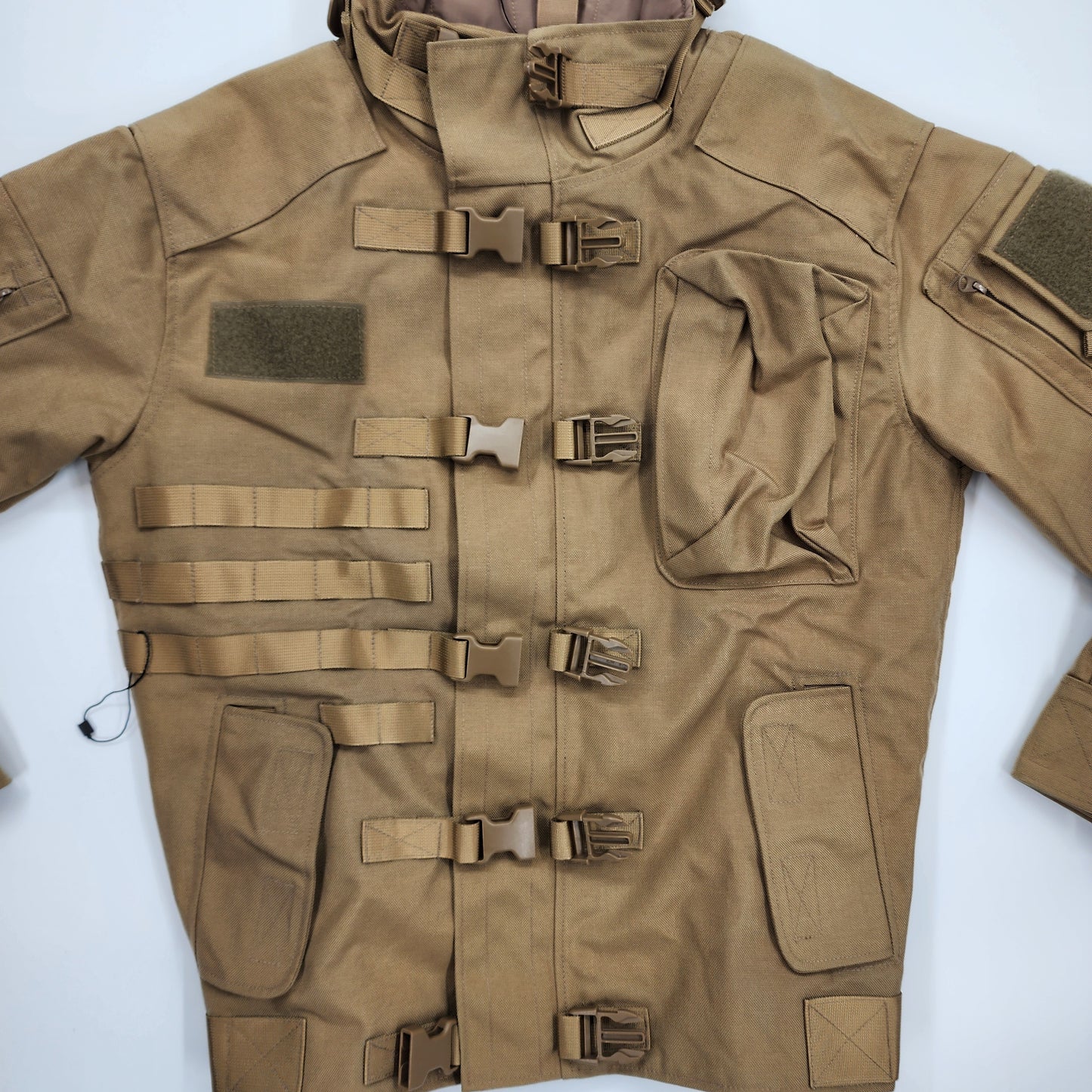 Waterproof & Windproof Denim Military Brown Jacket - Size S