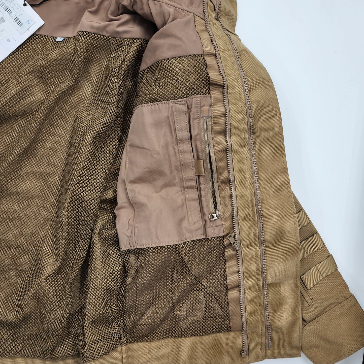 Waterproof & Windproof Denim Military Brown Jacket - Size S