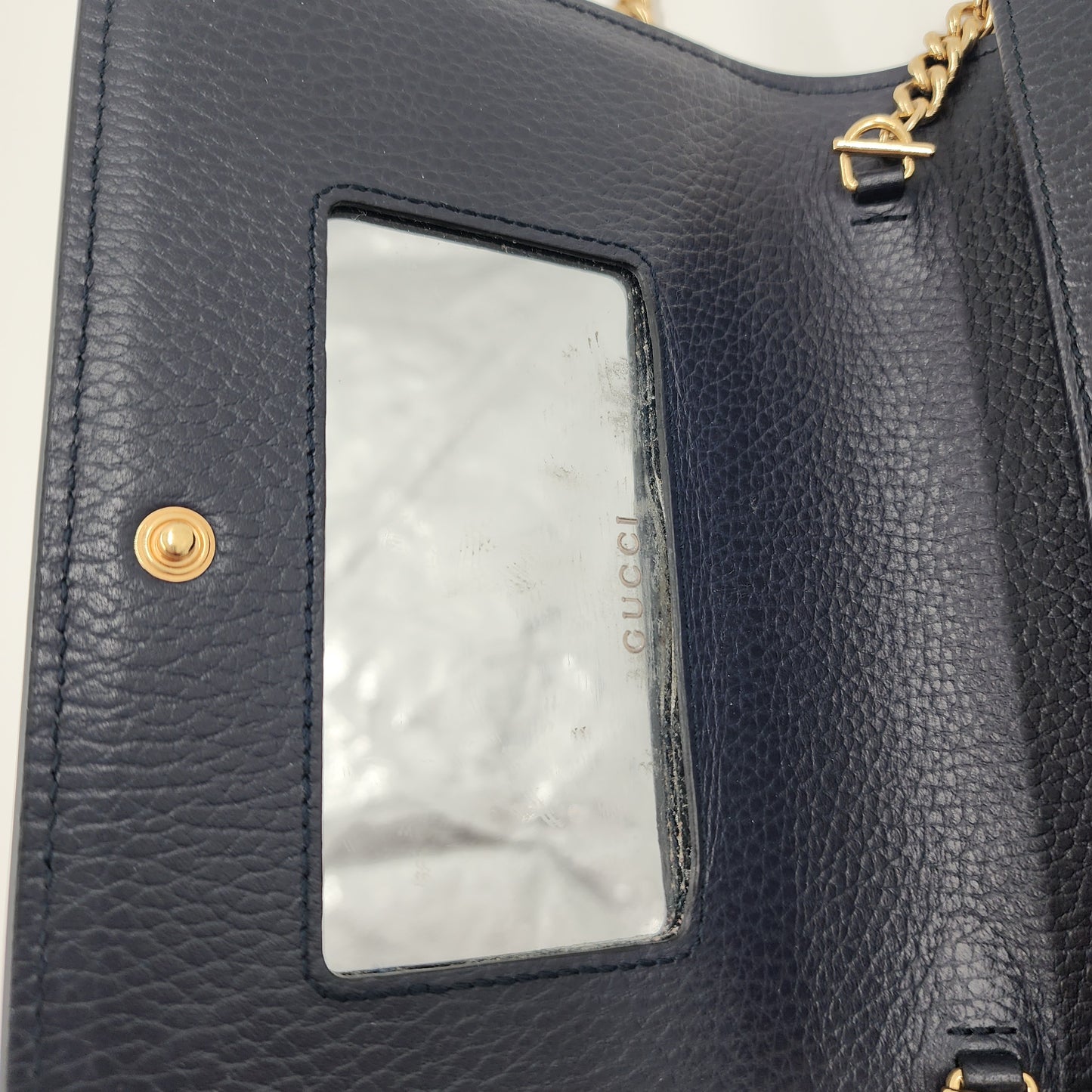 GUCCI GG Marmont Canvas Mini Chain Bag