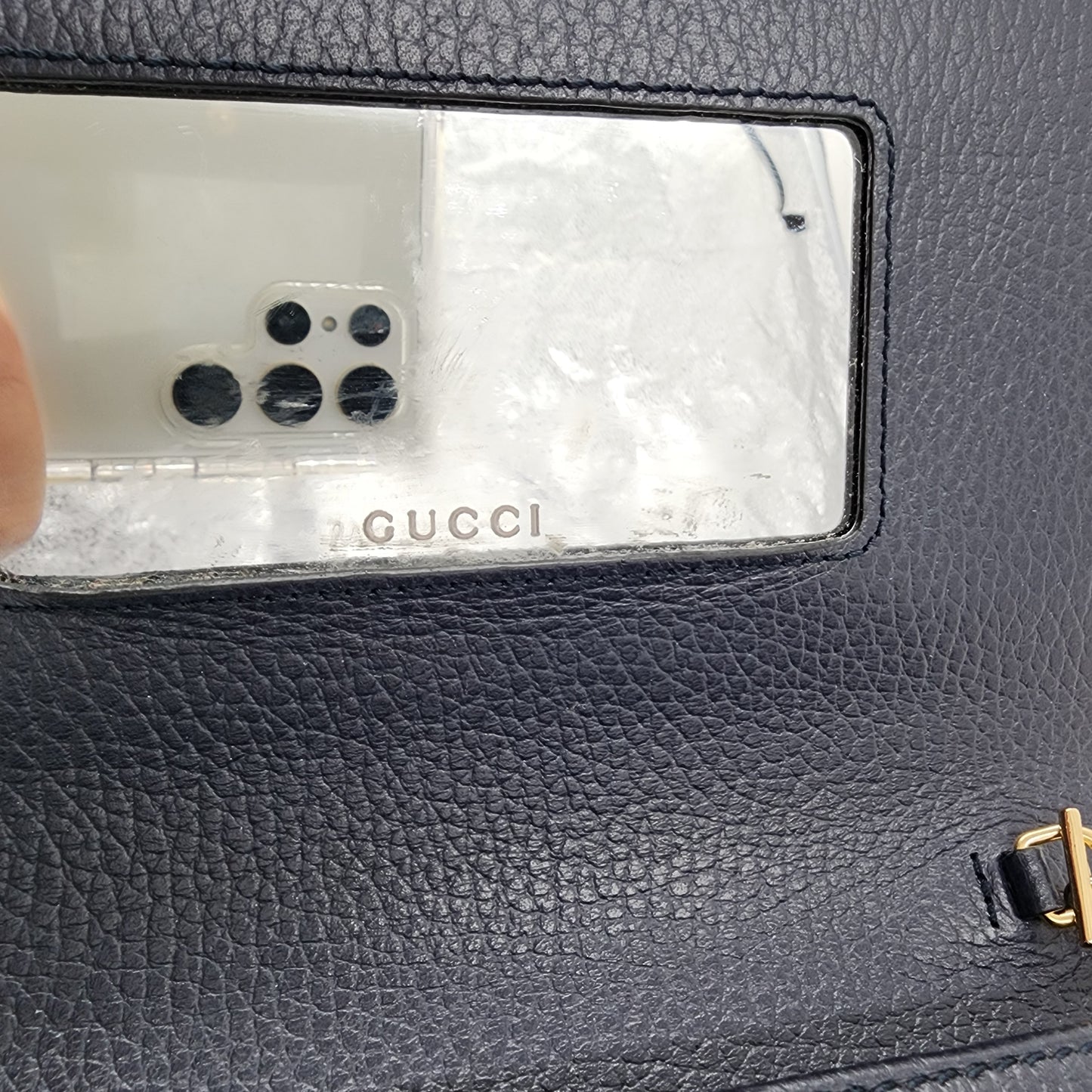 GUCCI GG Marmont Canvas Mini Chain Bag