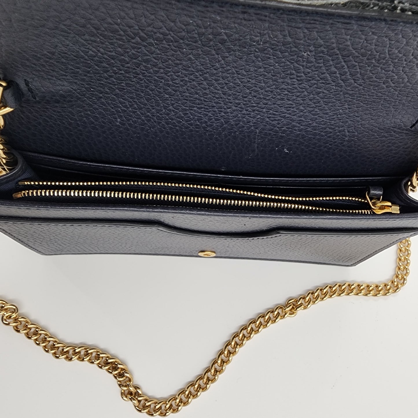 GUCCI GG Marmont Canvas Mini Chain Bag