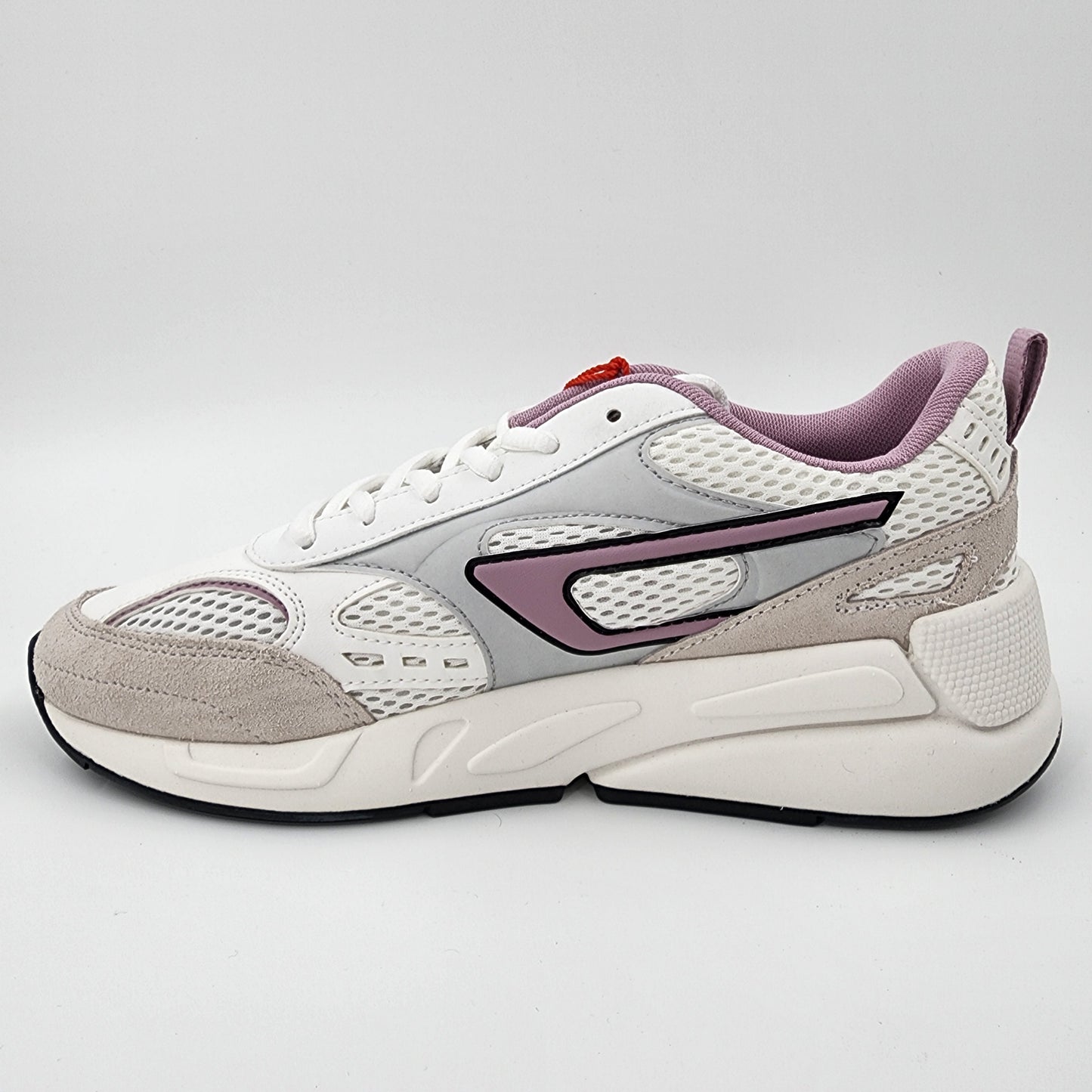 Diesel White Mesh Unisex Sneakers - EU 41