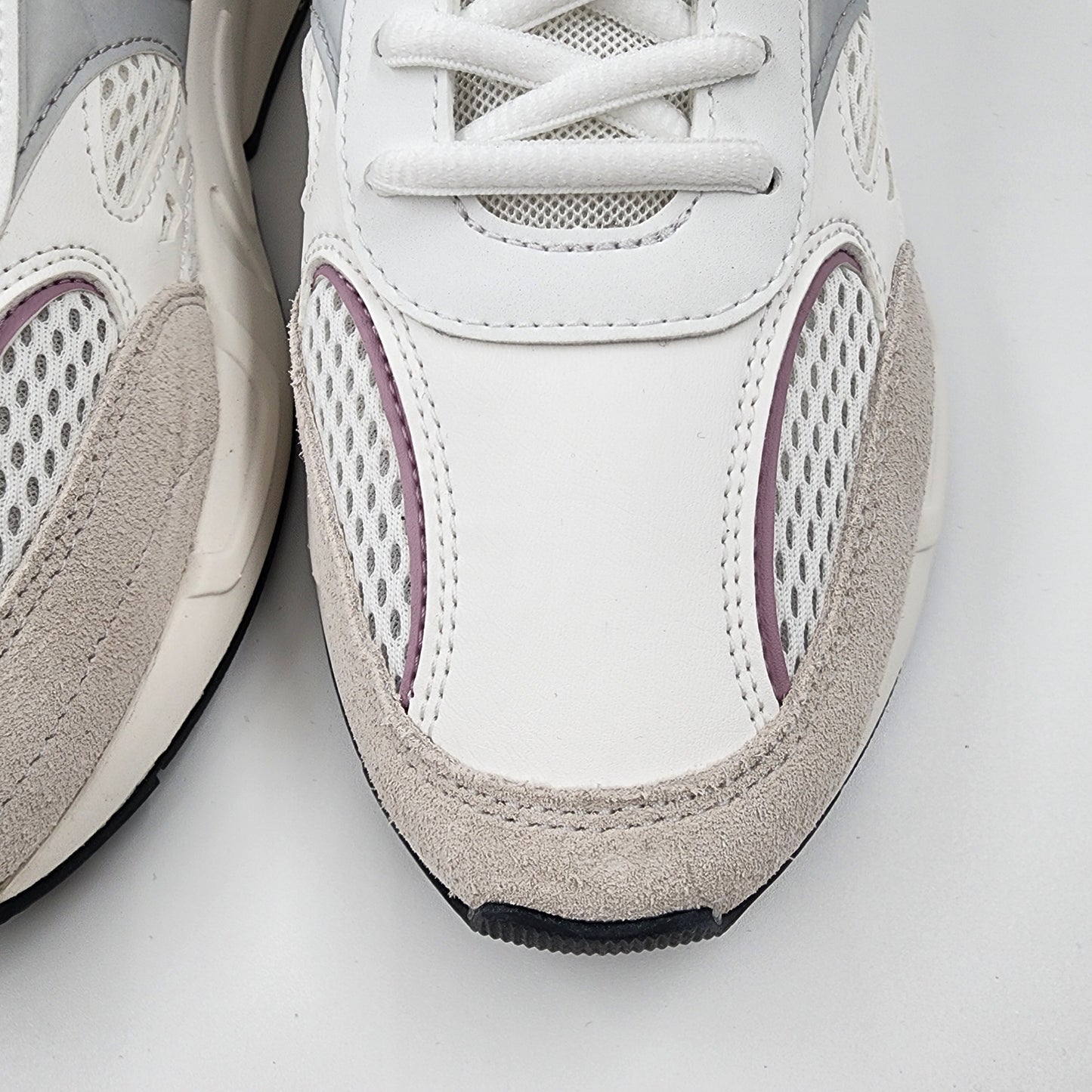 Diesel White Mesh Unisex Sneakers - EU 41