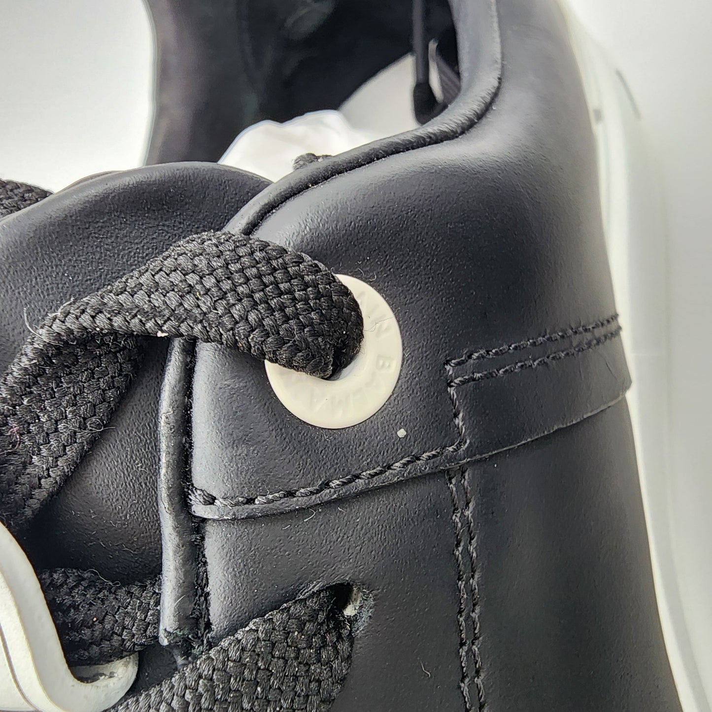 Balmain Black B-Court Sneakers - Size UK 10