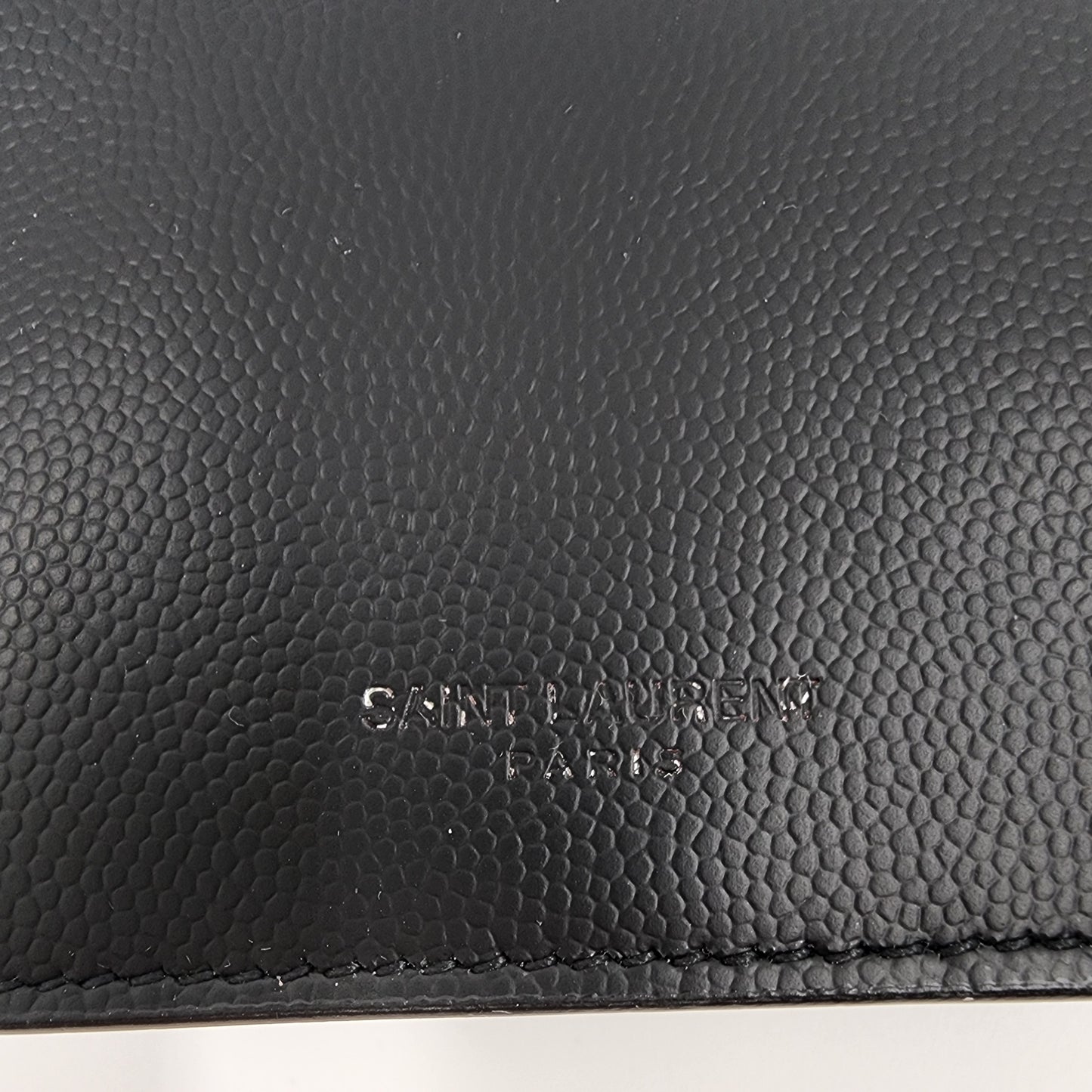Saint Laurent Leather Wallet Card Holder