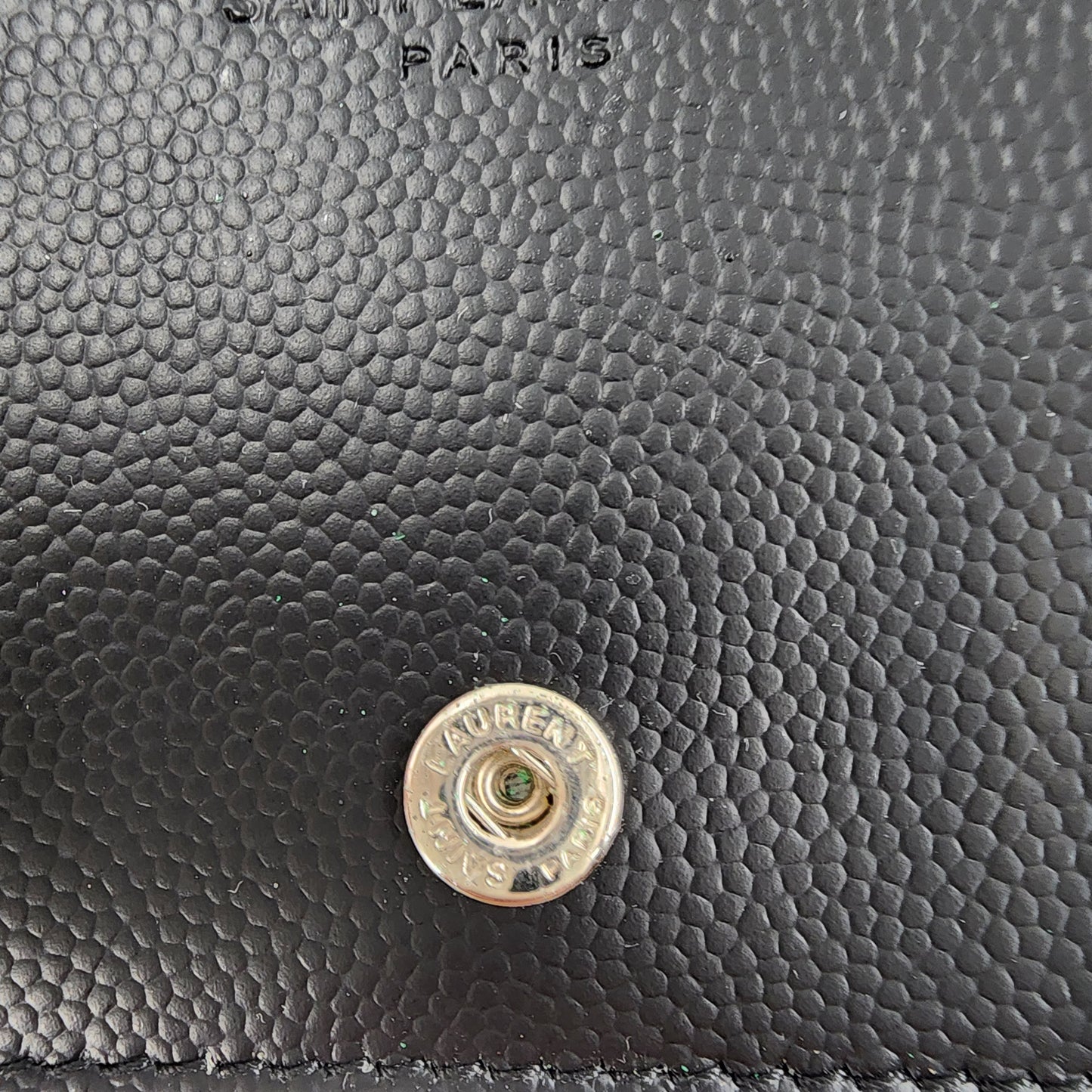 Saint Laurent Leather Wallet Card Holder