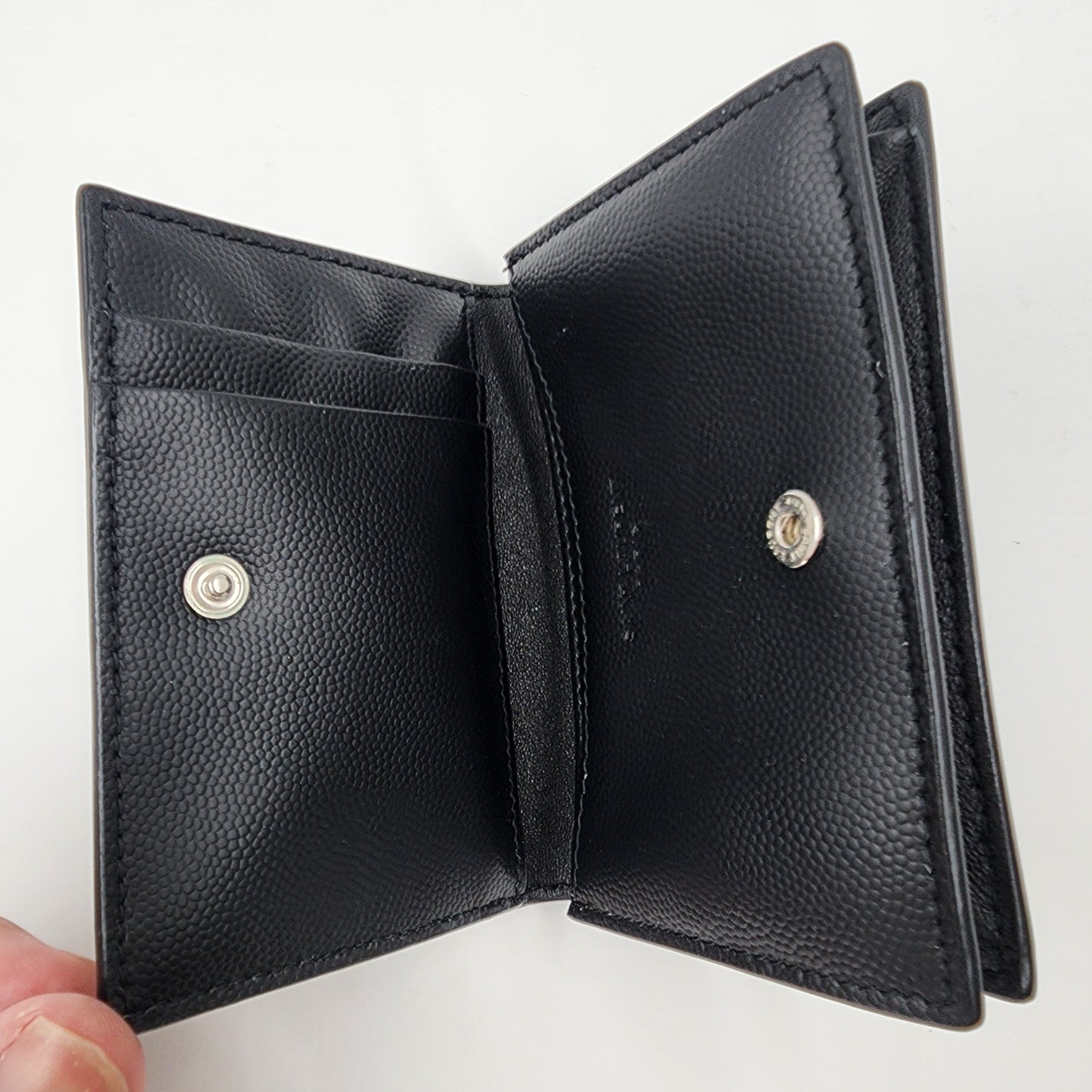 Saint Laurent Leather Wallet Card Holder
