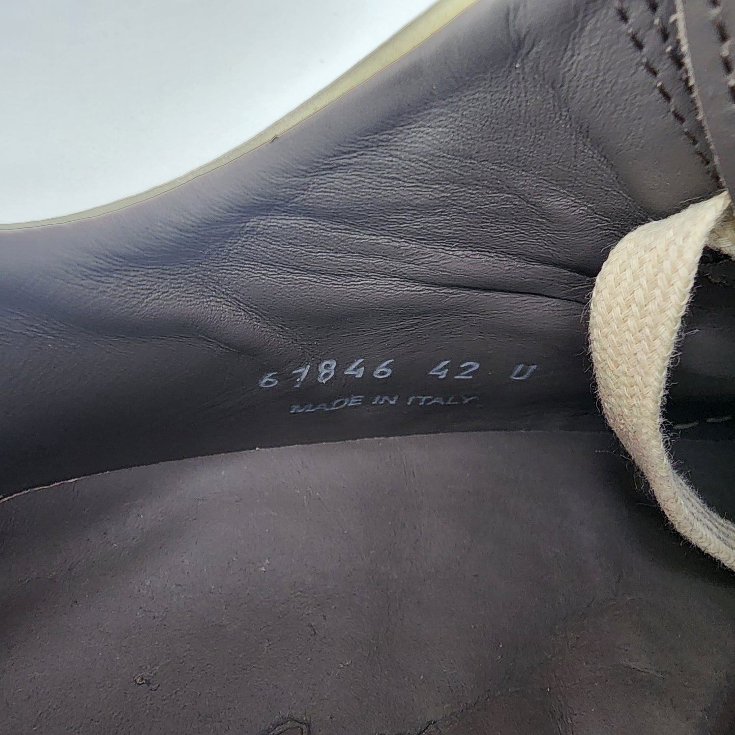 Rick Owens Gray Hollywood Low Sneaks Sneakers - Size 42