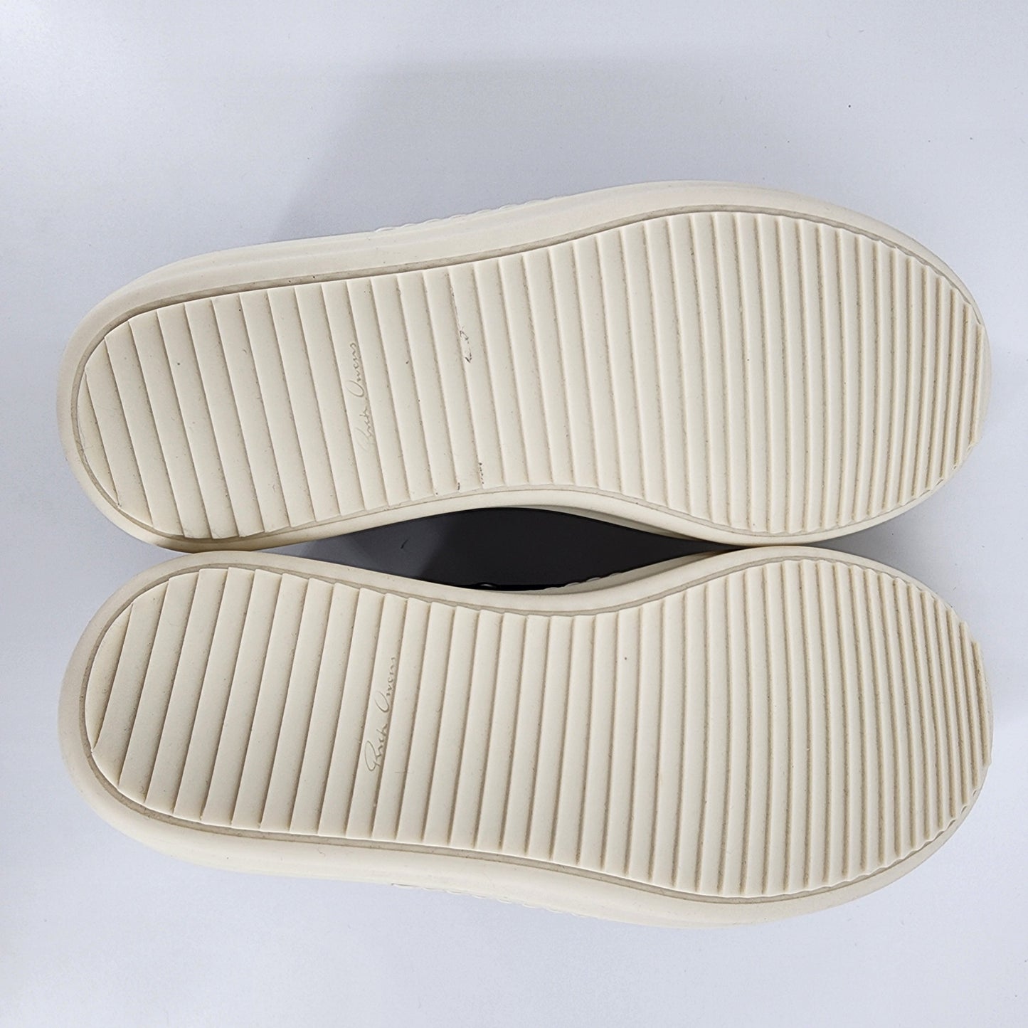 Rick Owens Gray Hollywood Low Sneaks Sneakers - Size 42