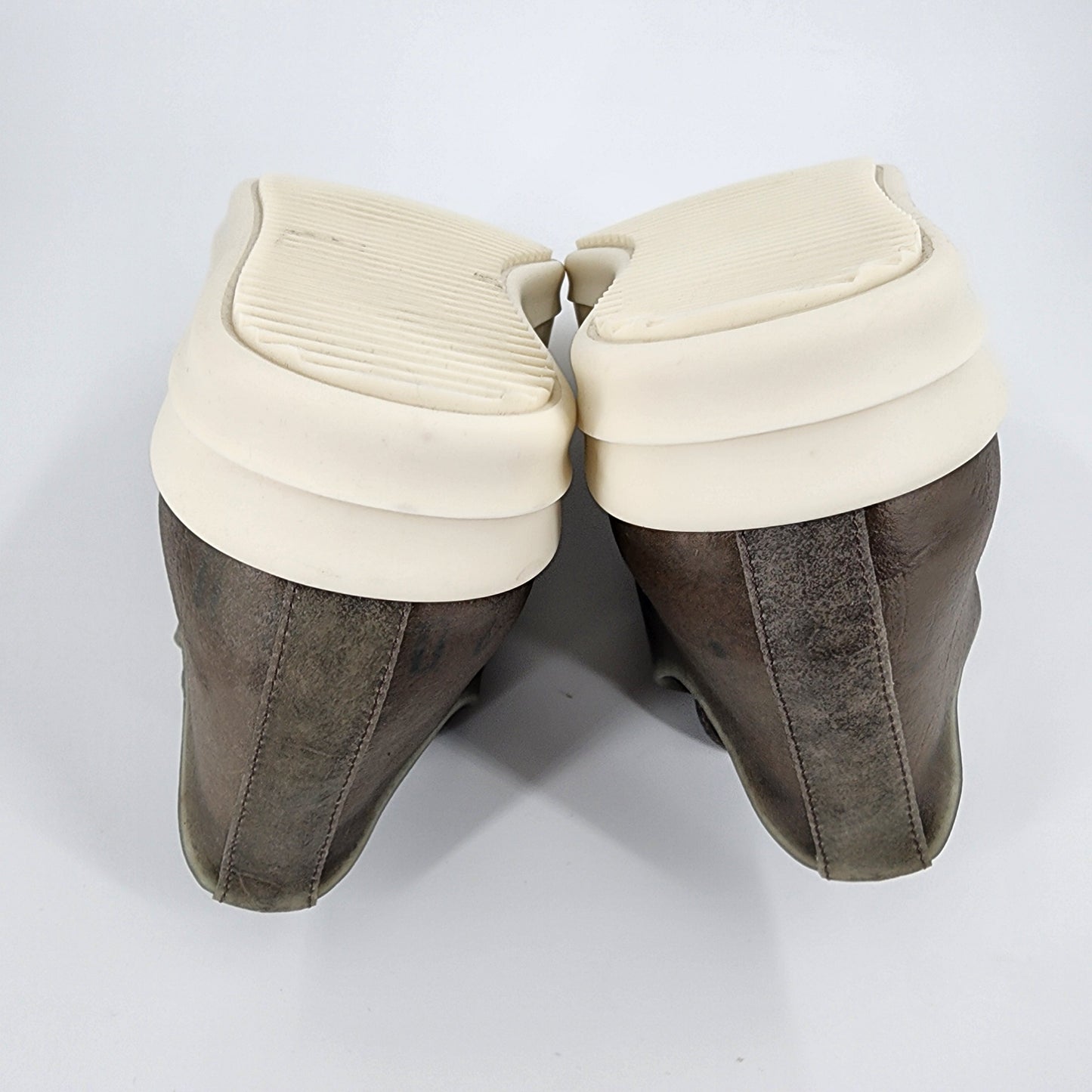 Rick Owens Gray Hollywood Low Sneaks Sneakers - Size 42