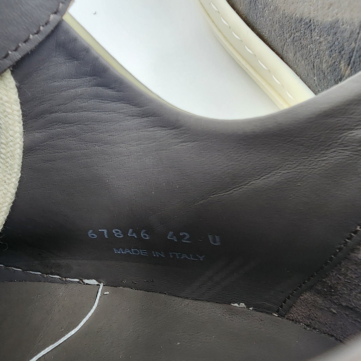 Rick Owens Gray Hollywood Low Sneaks Sneakers - Size 42