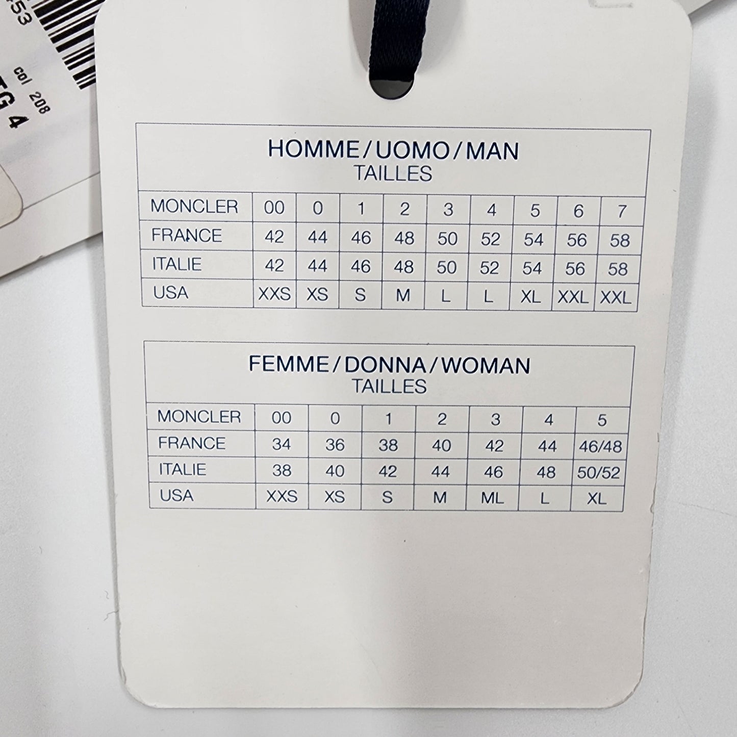 Moncler Navy Unisex Padded Cardigan/Jacket - Size L