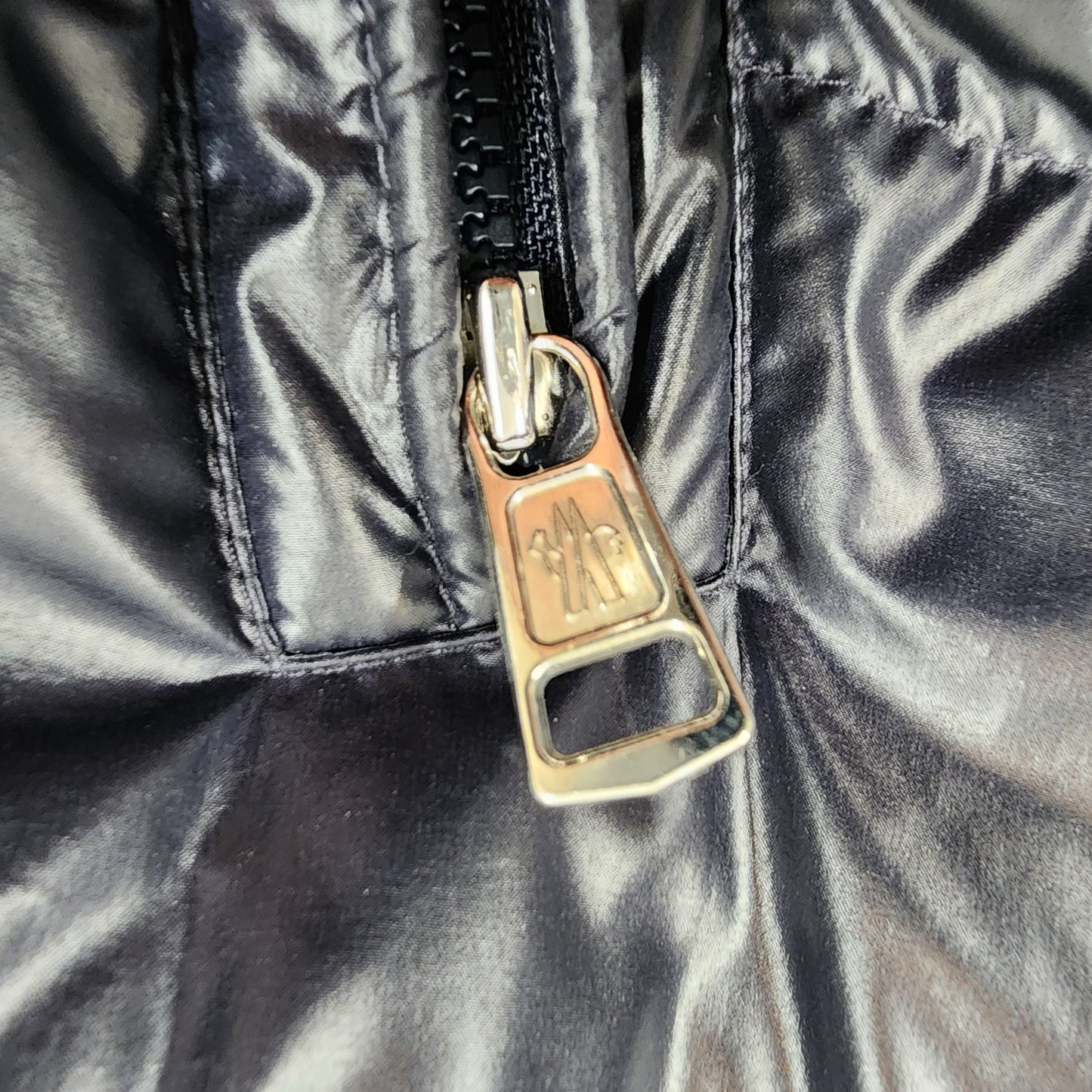 Moncler Navy Unisex Padded Cardigan/Jacket - Size L