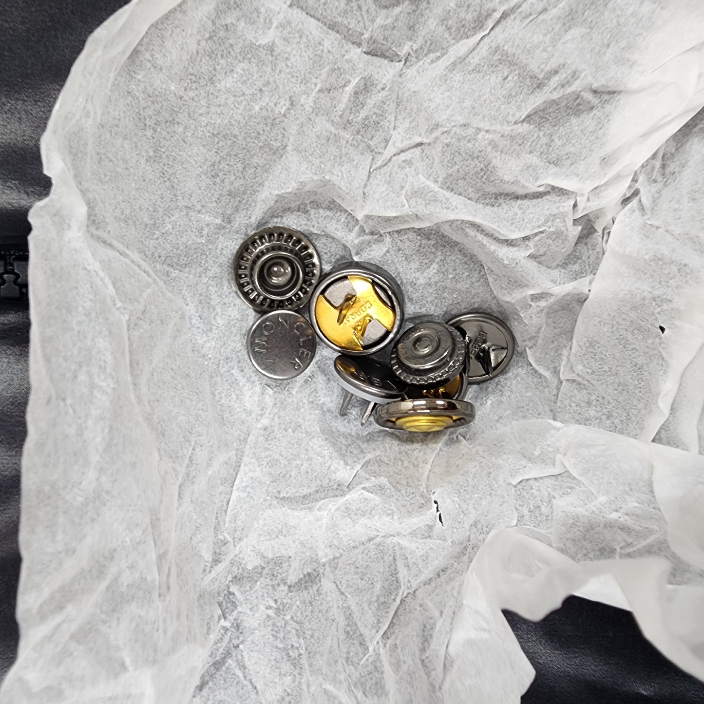 Moncler Navy Unisex Padded Cardigan/Jacket - Size L