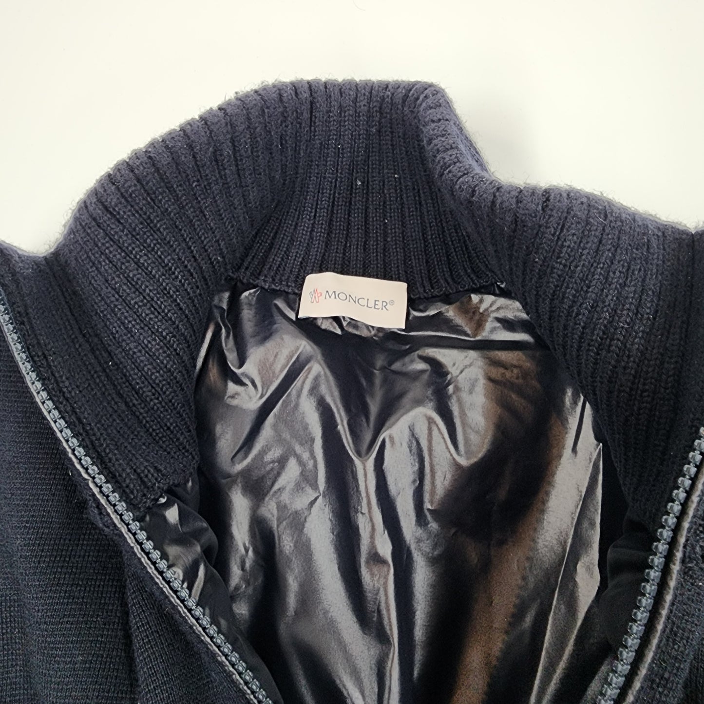 Moncler Navy Unisex Padded Cardigan/Jacket - Size L