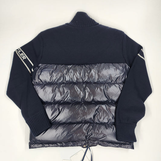 Moncler Navy Unisex Padded Cardigan/Jacket - Size L