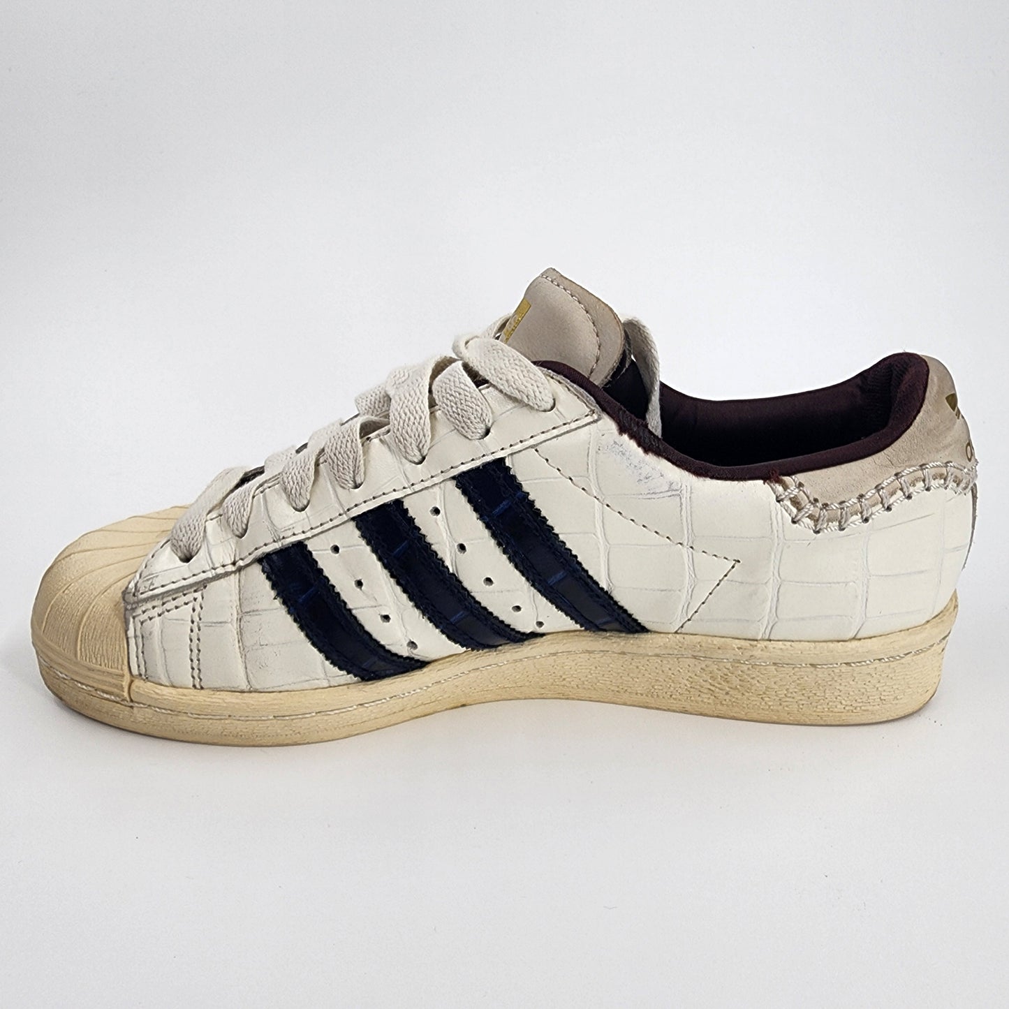adidas x Wales Bonner Superstar "White Croc" Sneakers - UK 6.5