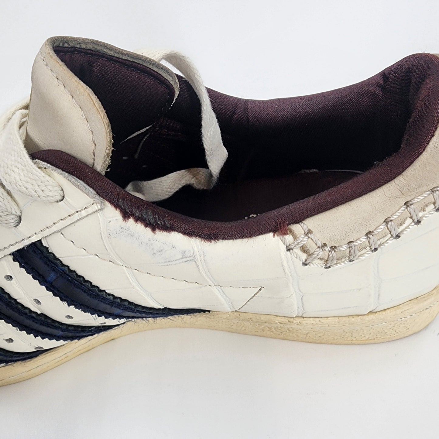 adidas x Wales Bonner Superstar "White Croc" Sneakers - UK 6.5