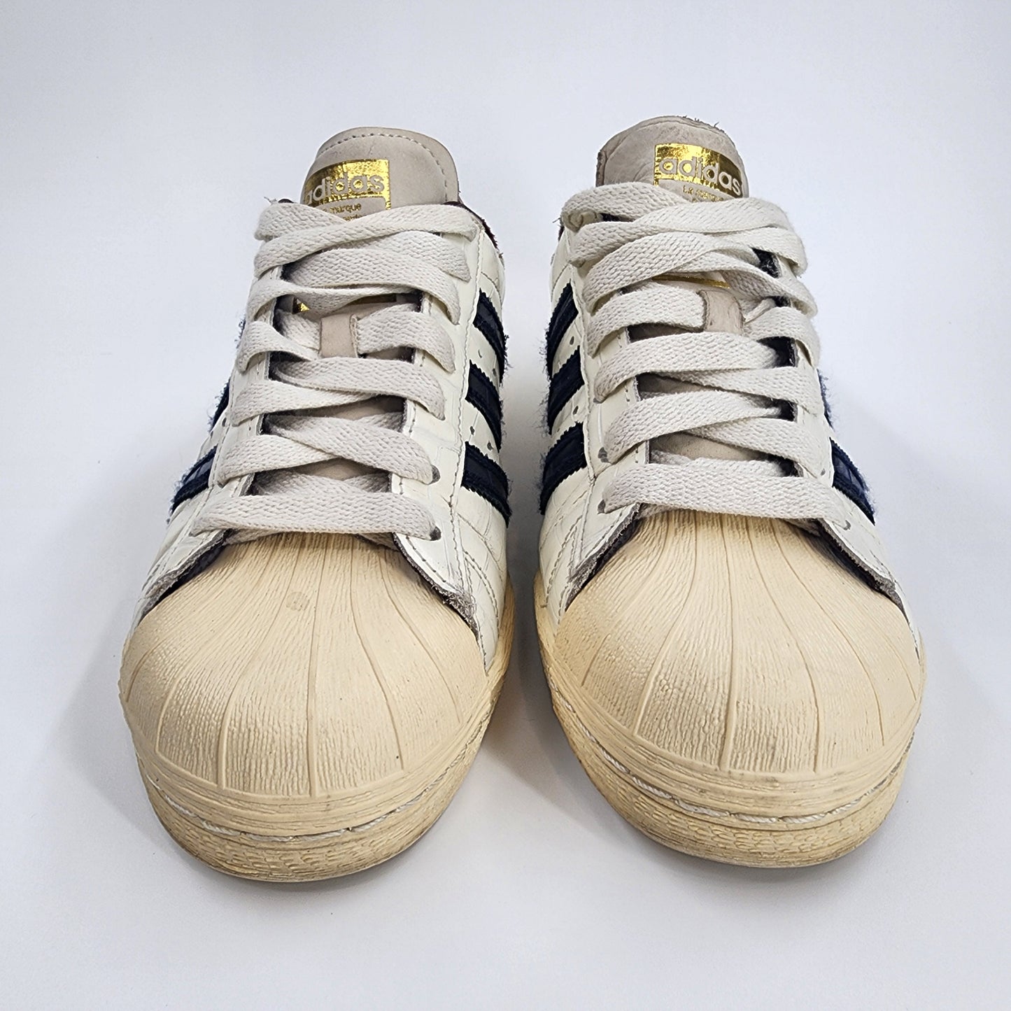 adidas x Wales Bonner Superstar "White Croc" Sneakers - UK 6.5