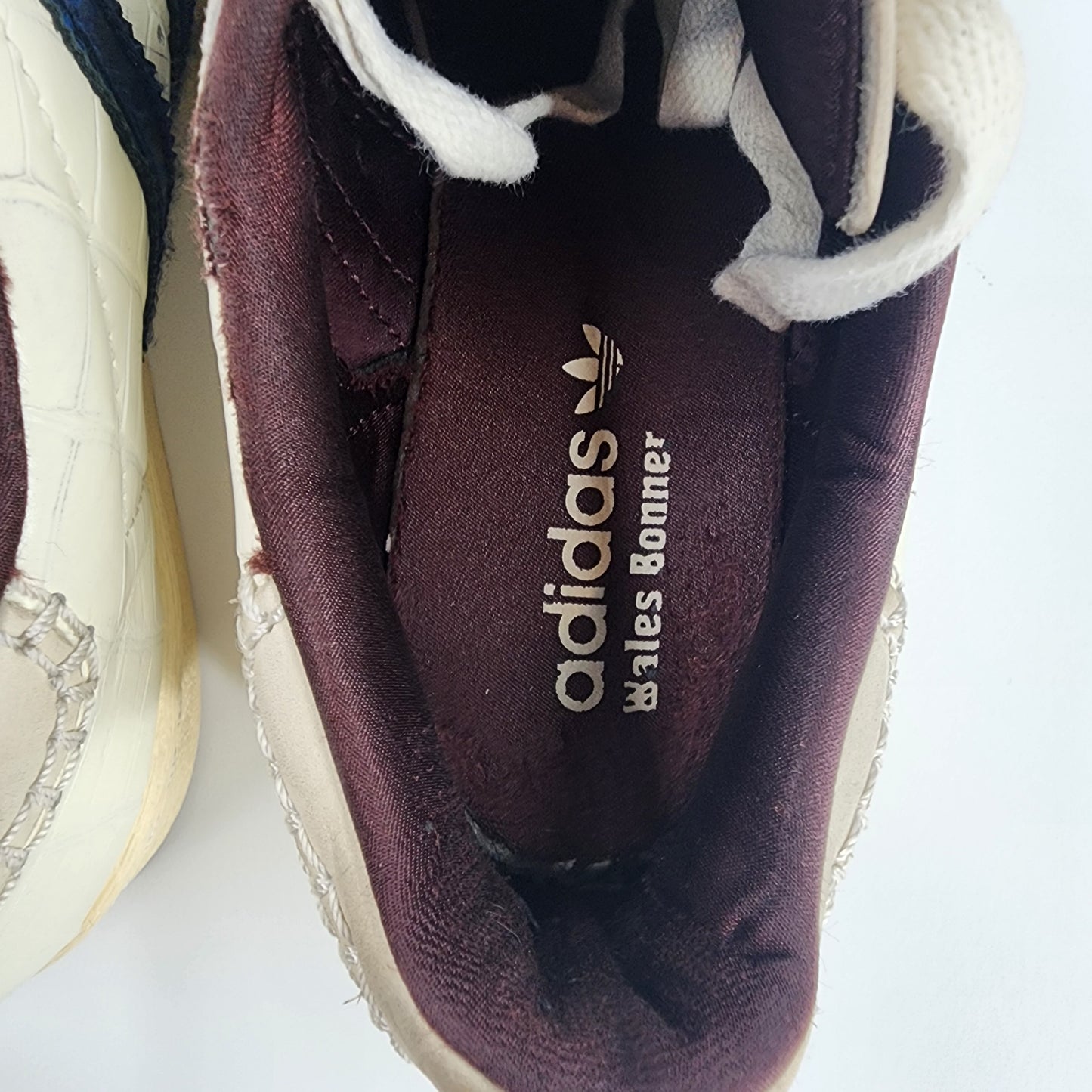 adidas x Wales Bonner Superstar "White Croc" Sneakers - UK 6.5