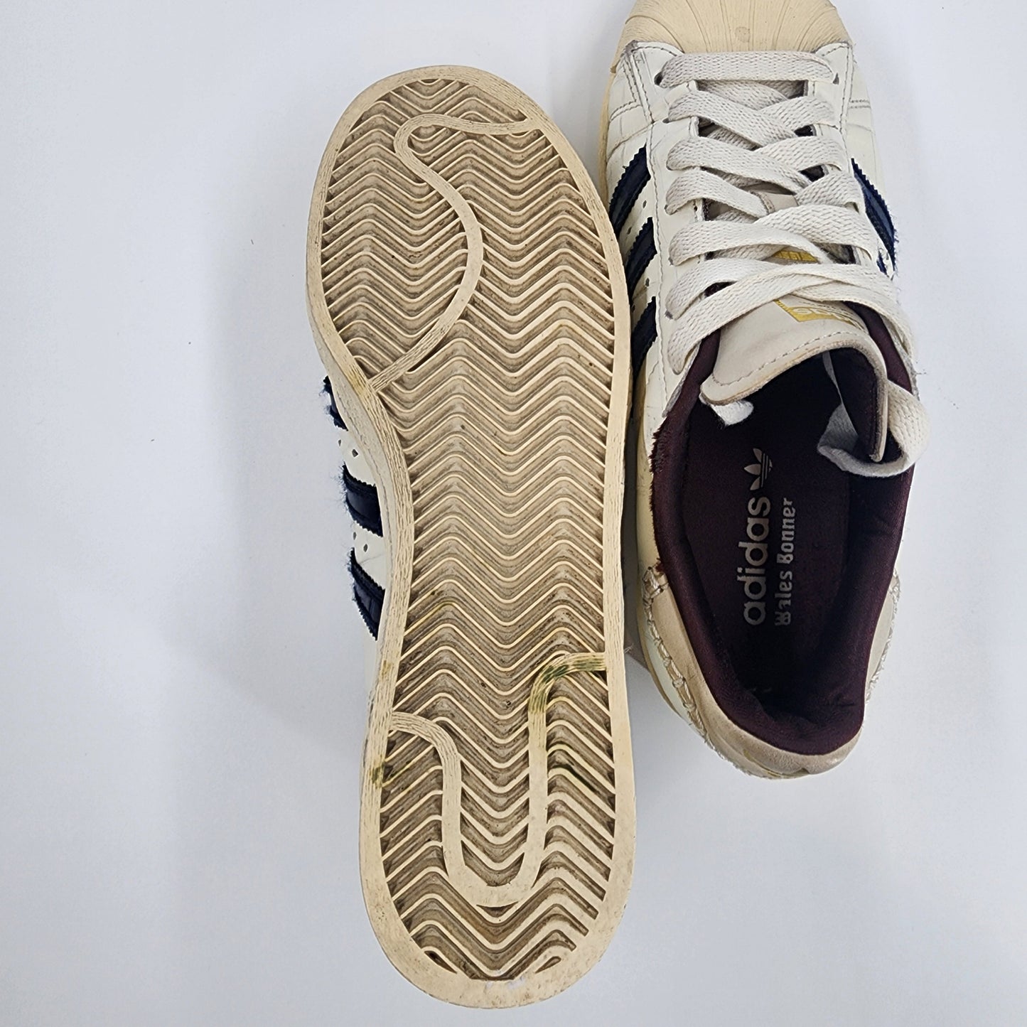 adidas x Wales Bonner Superstar "White Croc" Sneakers - UK 6.5