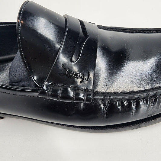 Saint Laurent Le Loafer Leather Moccasins Loafers - EU 40