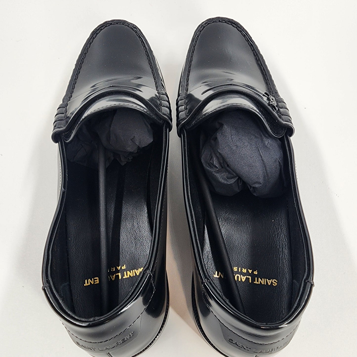 Saint Laurent Le Loafer Leather Moccasins Loafers - EU 40
