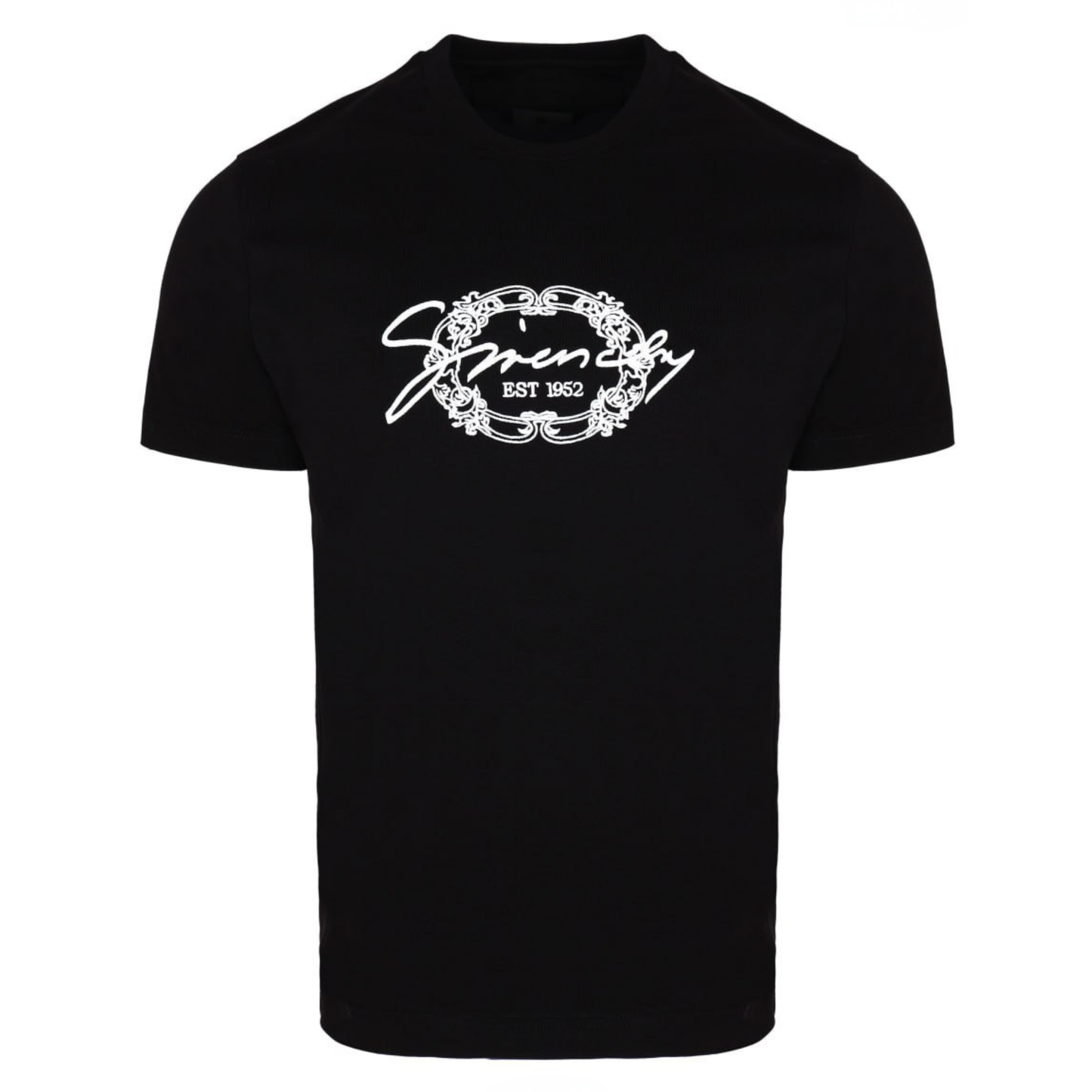 Givenchy Logo-embroidered Cotton T-shirt Black