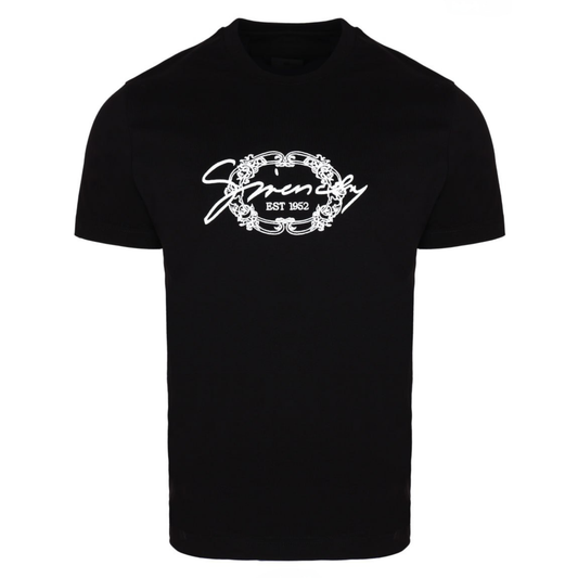 Givenchy Logo-embroidered Cotton T-shirt Black