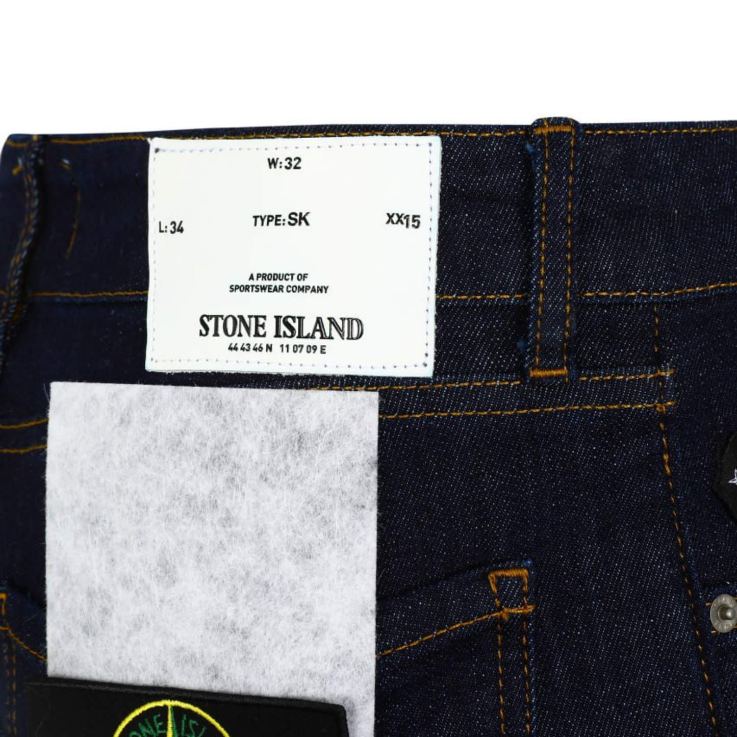 Stone Island Navy Blue Denim Jeans