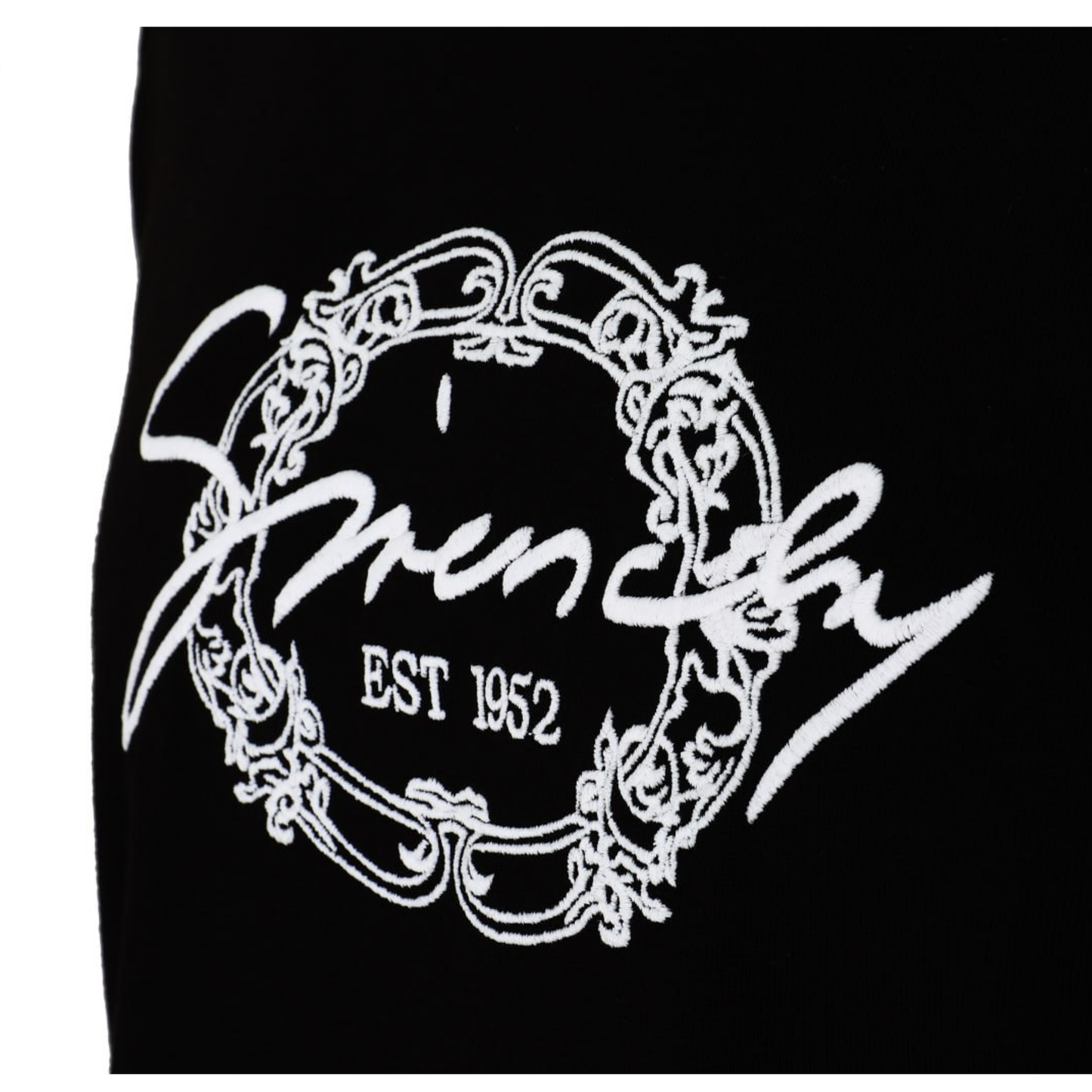 Givenchy Logo-embroidered Cotton T-shirt Black