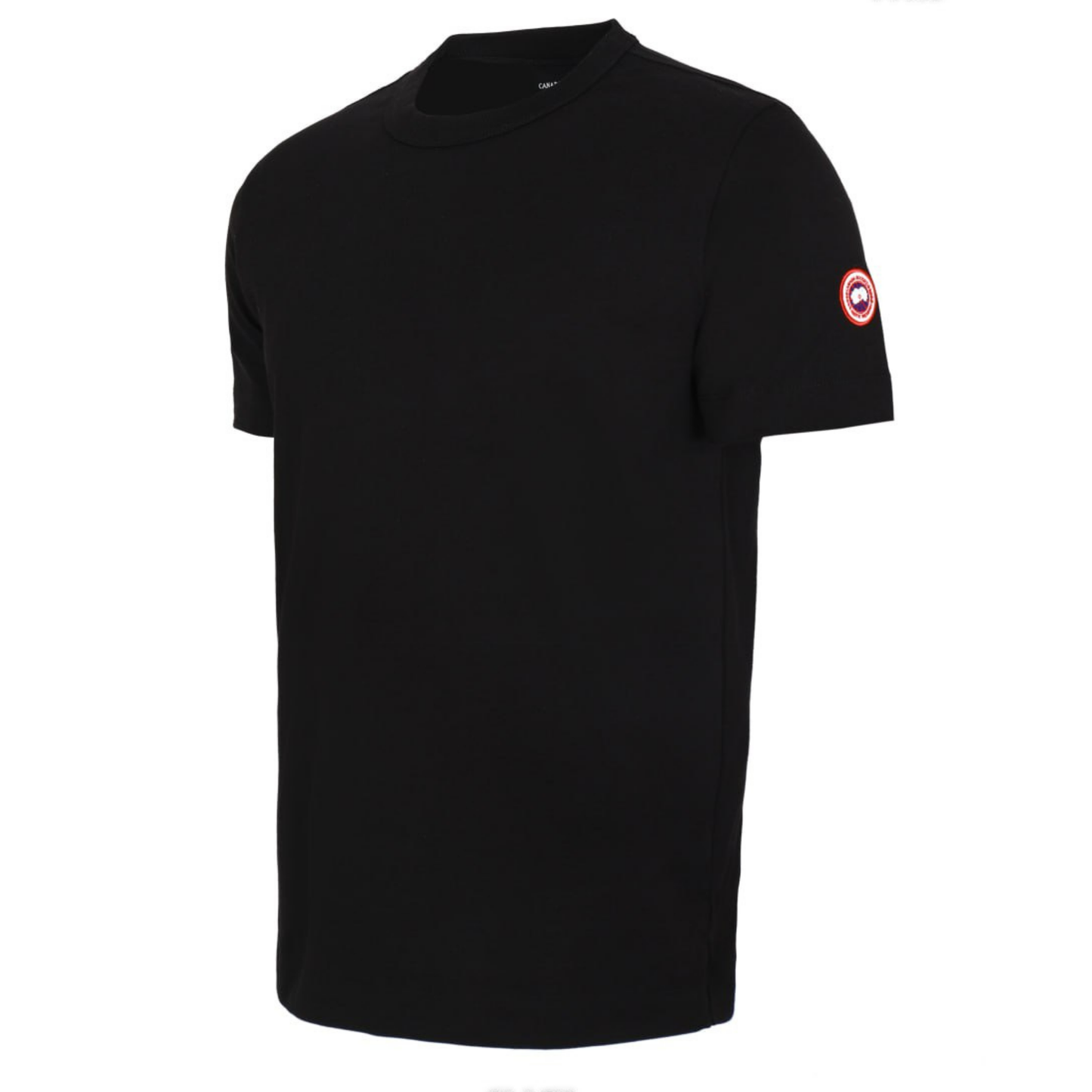 Canada Goose Black Unisex Logo Patch T Shirt