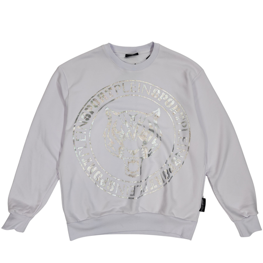 Plein Sport tiger-head logo-print Sweatshirt - Size L