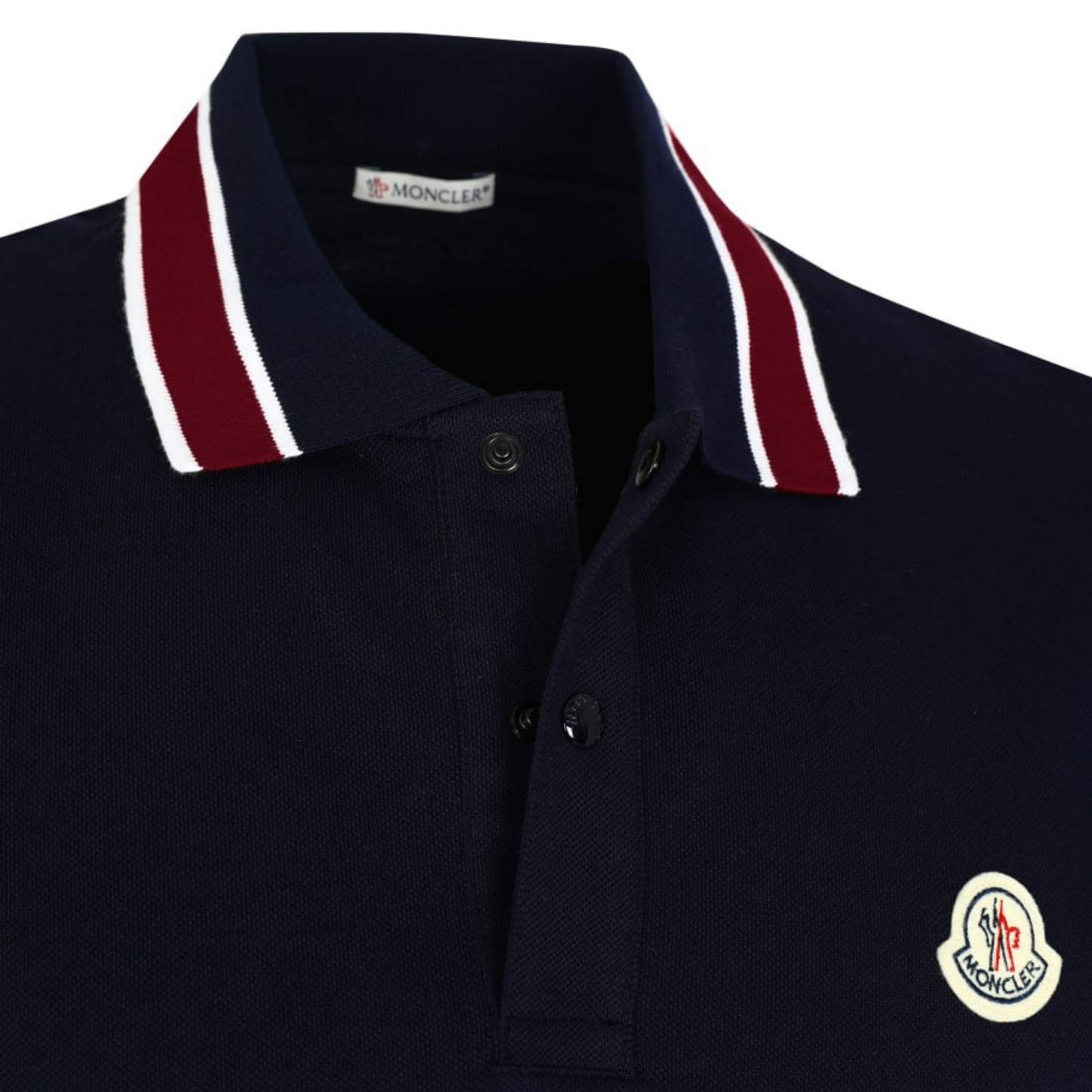 Moncler Unisex Logo Patch Polo T-Shirt