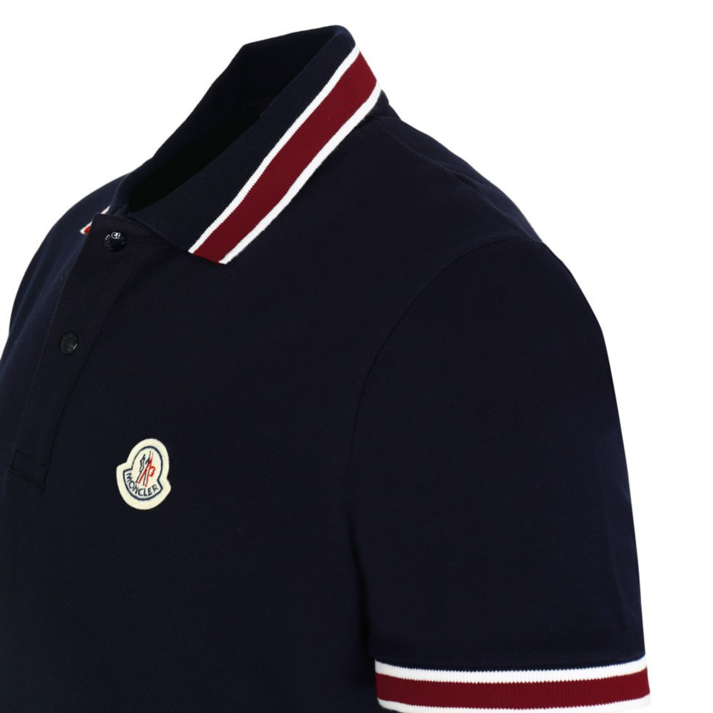 Moncler Unisex Logo Patch Polo T-Shirt