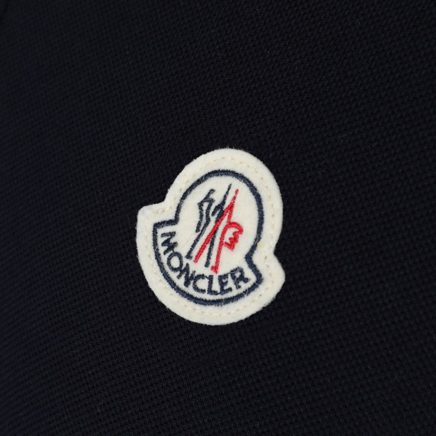 Moncler Unisex Black Polo T-Shirt