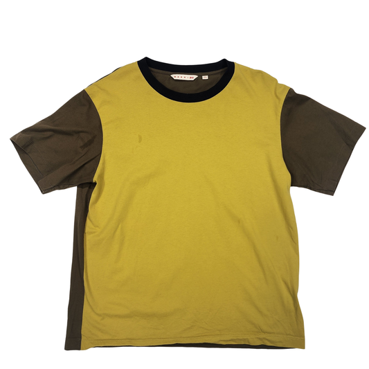 Marni x Uniqlo Olive Two Tone T-shirt - Size M