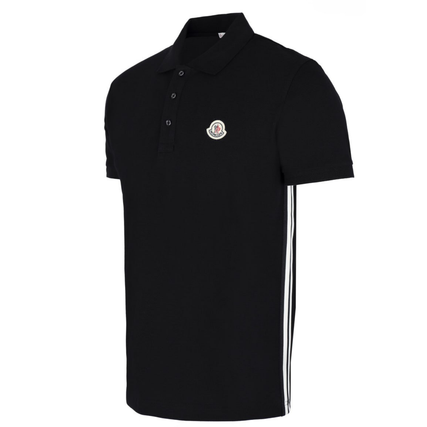 Moncler Unisex Black Polo T-Shirt