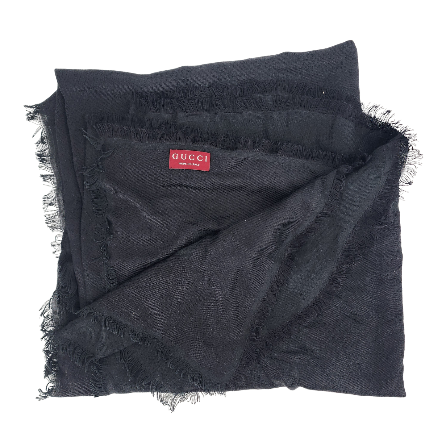 Gucci Cashmere Black Scarf